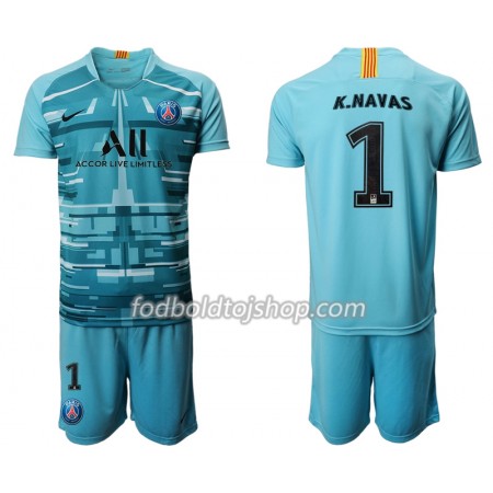 Paris Saint-Germain Målmands Fodboldsæt K NAVAS 1 Børn III 2019-20 S/S (+ Korte bukser)